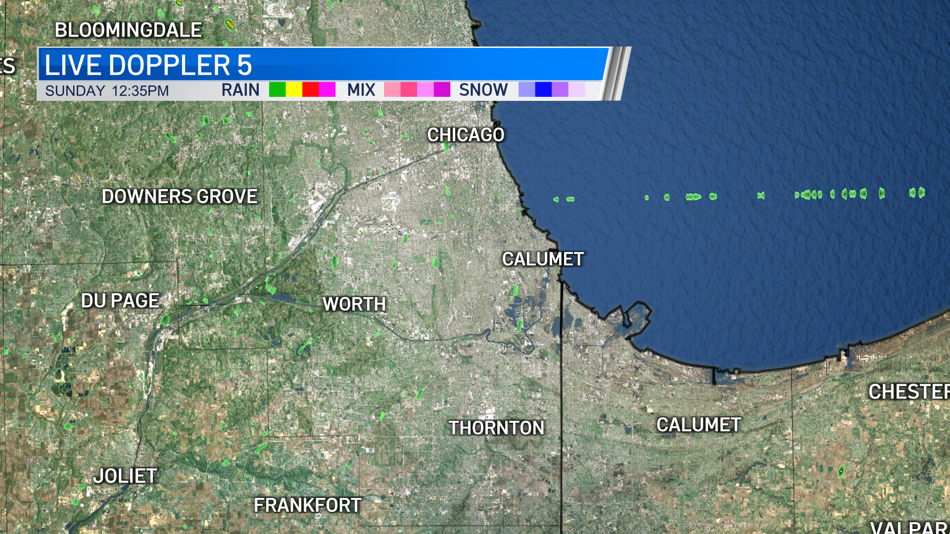 Live Doppler 5 Southern Cook County